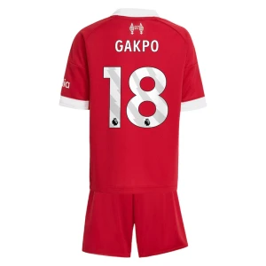 Dzieci Koszulka + Spodenki Liverpool FC Cody Gakpo #18 2025-26 Domowa