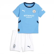Dzieci Koszulka + Spodenki Manchester City 2024-25 Domowa