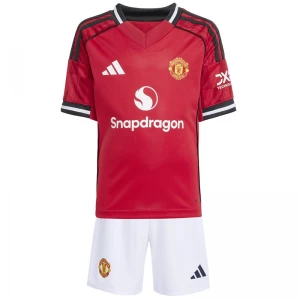 Dzieci Koszulka + Spodenki Manchester United 2025-26 Domowa