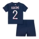 Dzieci Koszulka + Spodenki Paris Saint-Germain PSG Achraf Hakimi #2 2023-24 Domowa