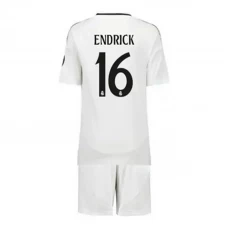 Dzieci Koszulka + Spodenki Real Madryt Endrick #16 2024-25 HP Domowa