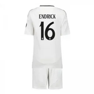 Dzieci Koszulka + Spodenki Real Madryt Endrick #16 2024-25 HP Domowa