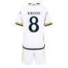 Dzieci Koszulka + Spodenki Real Madryt Toni Kroos #8 2023-24 Domowa