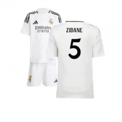 Dzieci Koszulka + Spodenki Real Madryt Zinédine Zidane #5 2024-25 Domowa