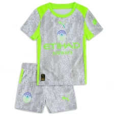 Dzieci Koszulki Piłkarskie Manchester City 2025-26 Trzecia