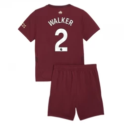 Dzieci Kyle Walker #2 Koszulki Piłkarskie Manchester City 2024-25 Alternatywna