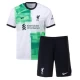 Dzieci Liverpool FC Strój Piłkarski Koszulka Virgil van Dijk #4 2023-24 Wyjazdowa