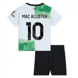 Dzieci Liverpool FC Strój Piłkarski Koszulka Mac Allister #10 2023-24 Wyjazdowa