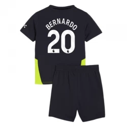 Dzieci Manchester City Strój Piłkarski Koszulka Bernardo Silva #20 2024-25 Wyjazdowa