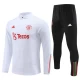 Dzieci Manchester United Komplet Bluza Treningowa 2023-24 Biały