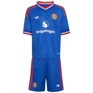 Dzieci Manchester United Strój Piłkarski Koszulka 2026-27 Wyjazdowa