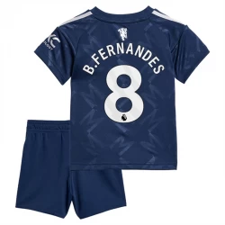 Dzieci Manchester United Strój Piłkarski Koszulka Bruno Fernandes #8 2024-25 Wyjazdowa