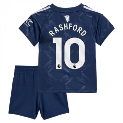 Dzieci Manchester United Strój Piłkarski Koszulka Marcus Rashford #10 2024-25 Wyjazdowa
