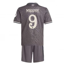 Dzieci Mbappe #9 Koszulki Piłkarskie Real Madryt 2024-25 HP Alternatywna