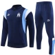 Dzieci Olympique Marsylia Komplet kurtka Treningowa 2023-24 Niebieski