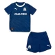 Dzieci Olympique Marsylia Strój Piłkarski Koszulka 2023-24 Wyjazdowa