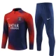 Dzieci Paris Saint-Germain PSG Komplet Bluza Treningowa 2023-24 Czerwony Niebieski Camo