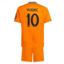 Dzieci Real Madryt Strój Piłkarski Koszulka Modric #10 2024-25 HP Wyjazdowa