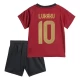 Dzieci Romelu Lukaku #10 Strój Piłkarski Koszulka + Spodenki Belgia Mistrzostwa Europy 2024 Domowa