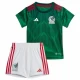 Dzieci Strój Piłkarski Koszulka + Spodenki Meksyk Mistrzostwa Świata 2022 Domowa