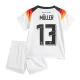 Dzieci Thomas Müller #13 Strój Piłkarski Koszulka + Spodenki Niemcy Mistrzostwa Europy 2024 Domowa