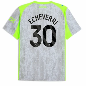 Echeverri #30 Koszulki Piłkarskie Manchester City 2025-26 Trzecia Męska