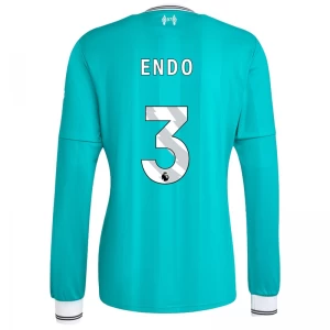 Endo #3 Koszulki Piłkarskie Liverpool FC 2025-26 Trzecia Męska Długi Rękaw