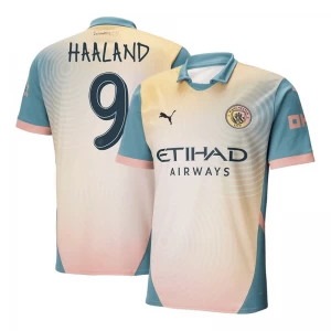 Erling Haaland #9 Koszulki Piłkarskie Manchester City 2024-25 Fourth Męska