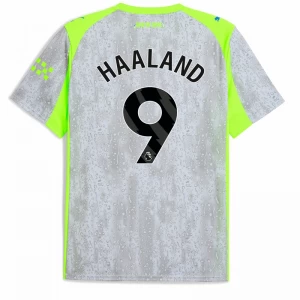 Erling Haaland #9 Koszulki Piłkarskie Manchester City 2025-26 Trzecia Męska