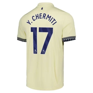 Everton FC Koszulka Piłkarska 2025-26 Y. Chermiti #17 Wyjazdowa Męska