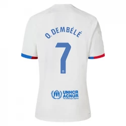 FC Barcelona Koszulka Piłkarska 2023-24 O. Dembele #7 Wyjazdowa Męska