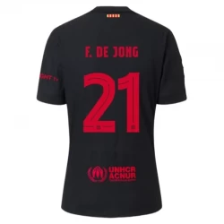 FC Barcelona Koszulka Piłkarska 2024-25 F.De Jong #21 Wyjazdowa Męska