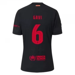 FC Barcelona Koszulka Piłkarska 2024-25 Gavi #6 Wyjazdowa Męska