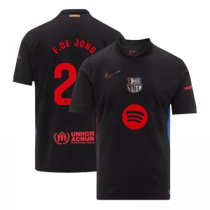 FC Barcelona Koszulka Piłkarska 2024-25 New Spotify Logo Frenkie de Jong #21 Wyjazdowa Męska