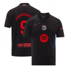 FC Barcelona Koszulka Piłkarska 2024-25 New Spotify Logo Robert Lewandowski #9 Wyjazdowa Męska