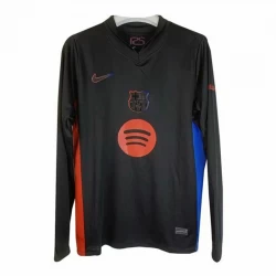 FC Barcelona Koszulka Piłkarska 2024-25 New Spotify Logo Wyjazdowa Męska Długi Rękaw