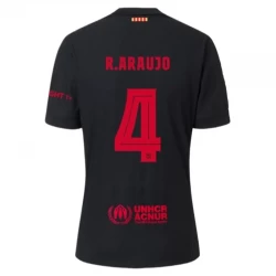 FC Barcelona Koszulka Piłkarska 2024-25 R.Araujo #4 Wyjazdowa Męska