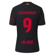 FC Barcelona Koszulka Piłkarska 2024-25 Robert Lewandowski #9 Wyjazdowa Męska