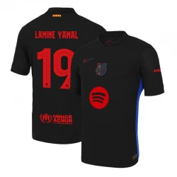 FC Barcelona Koszulka Piłkarska 2024-25 UCL New Spotify Logo Lamine Yamal #19 Wyjazdowa Męska