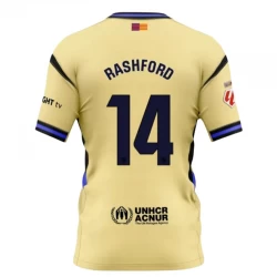 FC Barcelona Koszulka Piłkarska 2025-26 Marcus Rashford #14 Wyjazdowa Męska