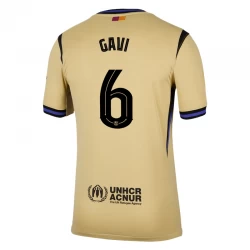 FC Barcelona Koszulka Piłkarska 2025-26 UCL Gavi #6 Wyjazdowa Męska
