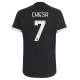 Federico Chiesa #7 Koszulki Piłkarskie Juventus FC 2023-24 Alternatywna Męska