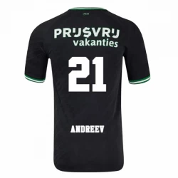 Feyenoord Koszulka Piłkarska 2024-25 Andreev #21 Wyjazdowa Męska
