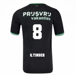 Feyenoord Koszulka Piłkarska 2024-25 Q.Timber #8 Wyjazdowa Męska