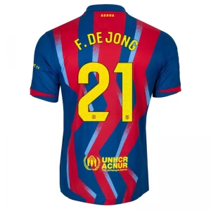 Frenkie de Jong #21 Koszulki Piłkarskie FC Barcelona 2025-26 Fourth Męska