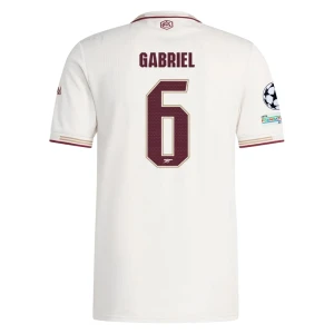 Gabriel Magalhães #6 Koszulki Piłkarskie Arsenal FC 2025-26 Champions League Trzecia Męska