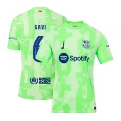 Gavi #6 Koszulki Piłkarskie FC Barcelona 2024-25 UCL Trzecia Męska