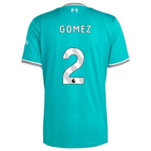 Gomez #2 Koszulki Piłkarskie Liverpool FC 2025-26 Trzecia Męska