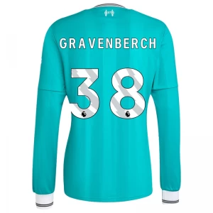 Gravenberch #38 Koszulki Piłkarskie Liverpool FC 2025-26 Trzecia Męska Długi Rękaw