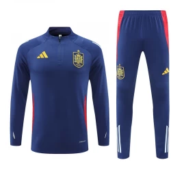 Hiszpania Komplet Bluza Treningowa 2024-25 Niebieski